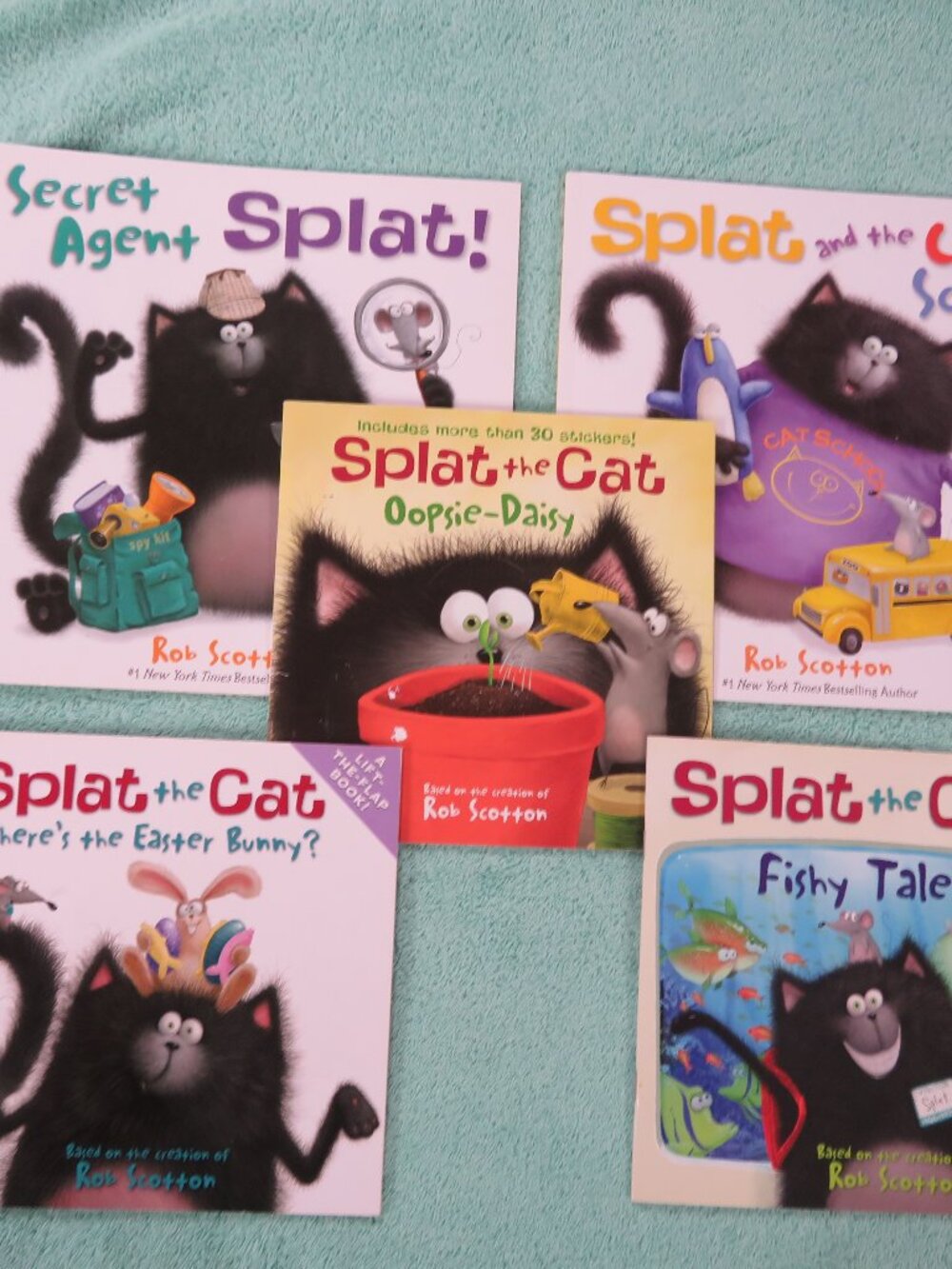 Splat The Cat Books - 5